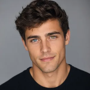 A studio headshot of a young man with one blue eye and one green eye (heterochromia). - OpenAI GPT Image 2