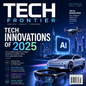 A technology magazine cover featuring the headline 