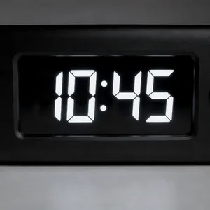 A digital clock display showing the time 