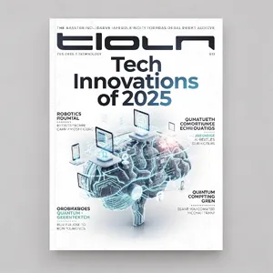 A technology magazine cover featuring the headline 