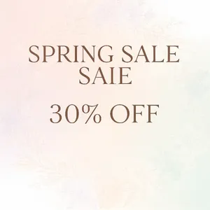 Instagram post graphic: 'SPRING SALE 30% OFF'. Floral background, pastel colors, elegant serif font style visually integrated. - Black Forest Labs Flux 2 Pro