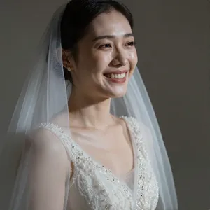 A bride on her wedding day, smiling with tears of joy in her eyes. - Alibaba Z-Image Turbo