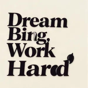 A motivational poster with the quote 