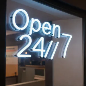 A storefront sign that says 