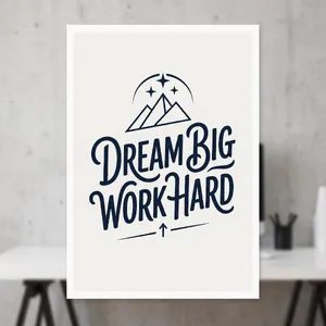 A motivational poster with the quote 