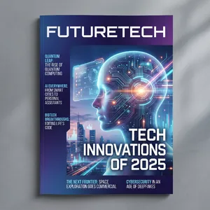 A technology magazine cover featuring the headline 