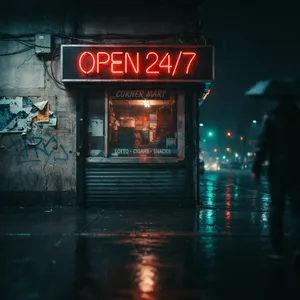 A storefront sign that says 