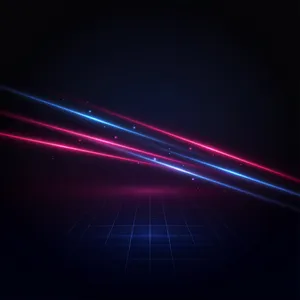 Abstract background graphic, cyberpunk aesthetic, neon pink/blue light trails on dark grid, sense of digital speed, for desktop wallpaper. - Ideogram Ideogram 4.0 (Quality)