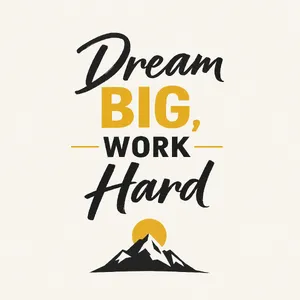 A motivational poster with the quote 