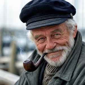 A 4K photo of an old fisherman with a weathered face and a pipe, grinning. - OpenAI GPT Image 2