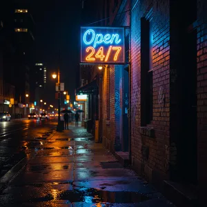 A storefront sign that says 