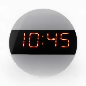 A digital clock display showing the time 