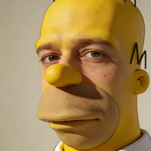 A famous cartoon character (e.g. Homer Simpson) rendered fully photorealistically as if a real human being, accurately preserving recognizable facial features and proportions - Bytedance Seedream 4.5