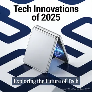 A technology magazine cover featuring the headline 