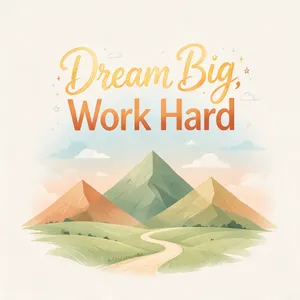 A motivational poster with the quote 