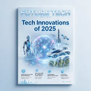 A technology magazine cover featuring the headline 