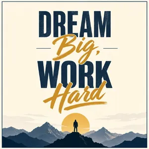 A motivational poster with the quote 