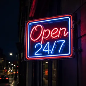 A storefront sign that says 