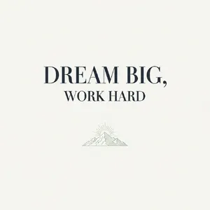 A motivational poster with the quote 