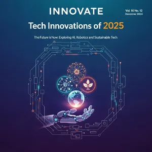 A technology magazine cover featuring the headline 