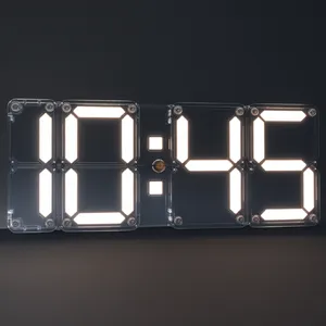 A digital clock display showing the time 