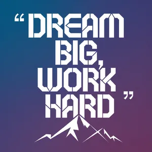 A motivational poster with the quote 