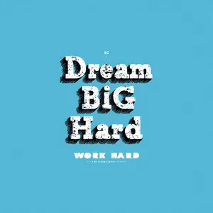 A motivational poster with the quote 