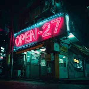 A storefront sign that says 