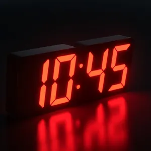 A digital clock display showing the time 