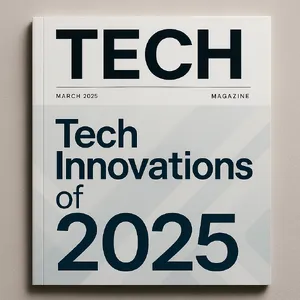 A technology magazine cover featuring the headline 