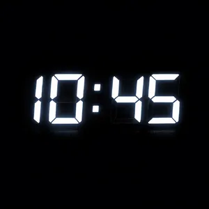 A digital clock display showing the time 