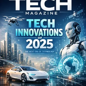 A technology magazine cover featuring the headline 