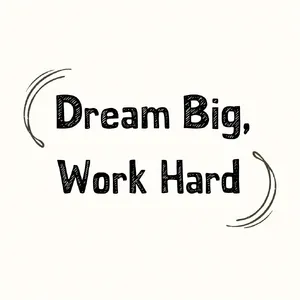 A motivational poster with the quote 