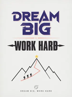 A motivational poster with the quote 