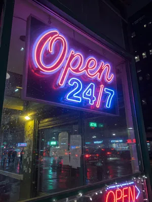 A storefront sign that says 