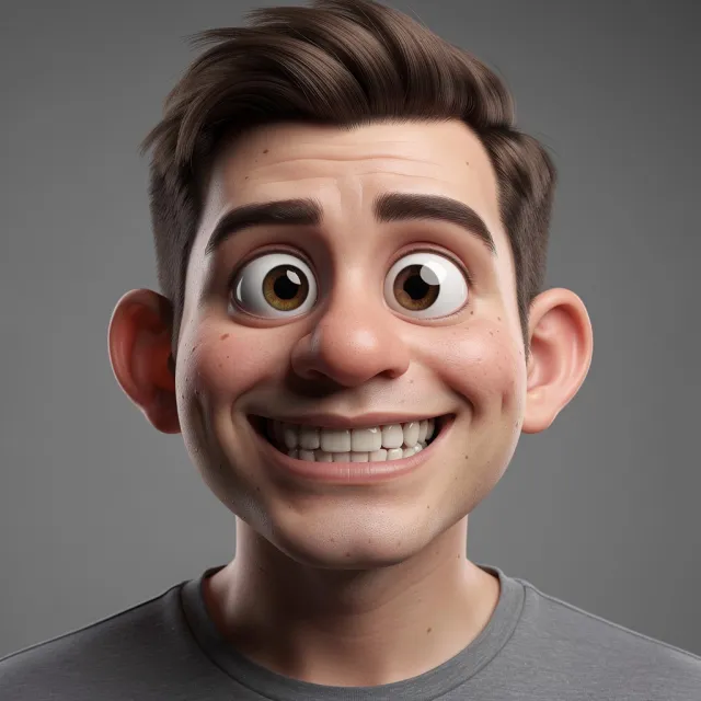 A famous cartoon character (e.g. Homer Simpson) rendered fully photorealistically as if a real human being, accurately preserving recognizable facial features and proportions - Flux 2 Pro